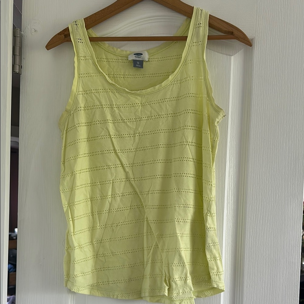 Old Navy Women's Yellow Tank Top